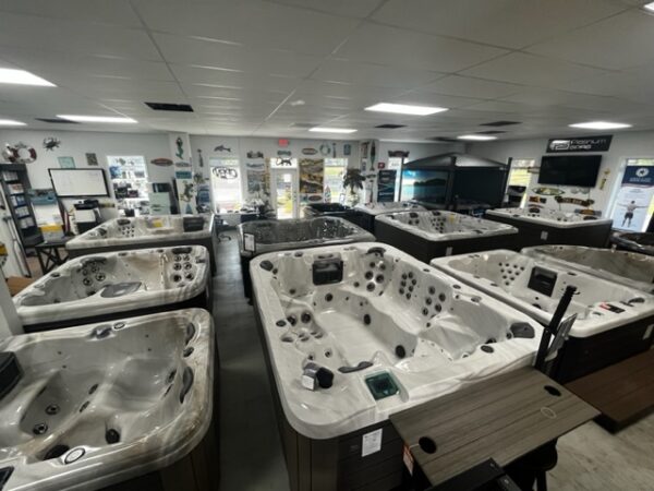 See the best hot tubs in our showroom